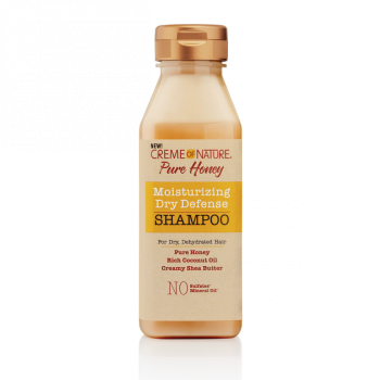 CREME OF NATURE PURE HONEY MOISTURIZING DRY DEFENSE SHAMPOO 12OZ