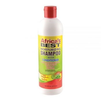 AFRICA'S BEST MOISTURIZING SHAMPOO WITH CONDITIONER 12 FL.OZ