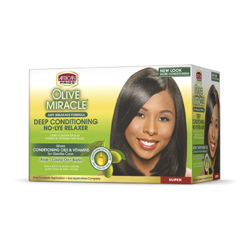 AFRICAN PRIDE OLIVE RELAXER KIT SUPER