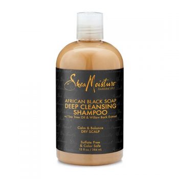 SHEA MOISTURE AFRICAN BLACK SOAP DEEP CLEANSING SHAMPOO 13OZ