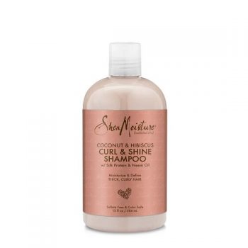 SHEA MOISTURE COCONUT & HIBISCUS CURL & SHINE SHAMPOO 13OZ